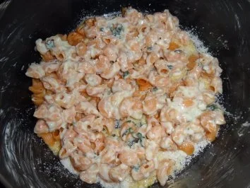 Pasta-Käse-Auflauf mit Zucchini und Mozzarella - Rezept - Bild Nr. 12