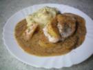 Putenschnitzel mit Apfel-Thymian-Sauce - Rezept