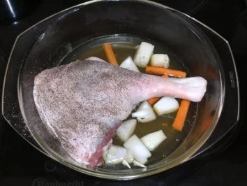 Fleisch: Gänsekeule geschmort - Rezept - Bild Nr. 2