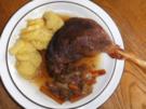 Fleisch: Gänsekeule geschmort - Rezept
