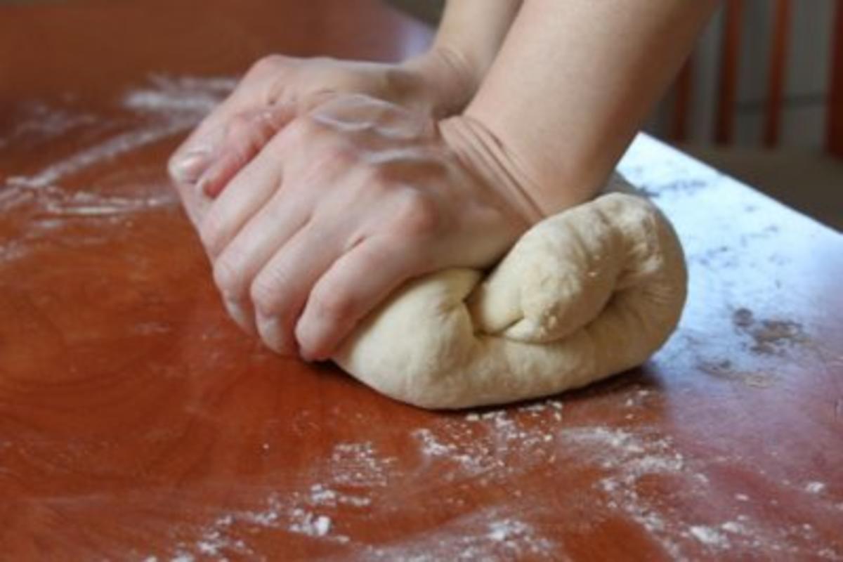 Tschebureki Gefüllte , fritierte Fleischtaschen