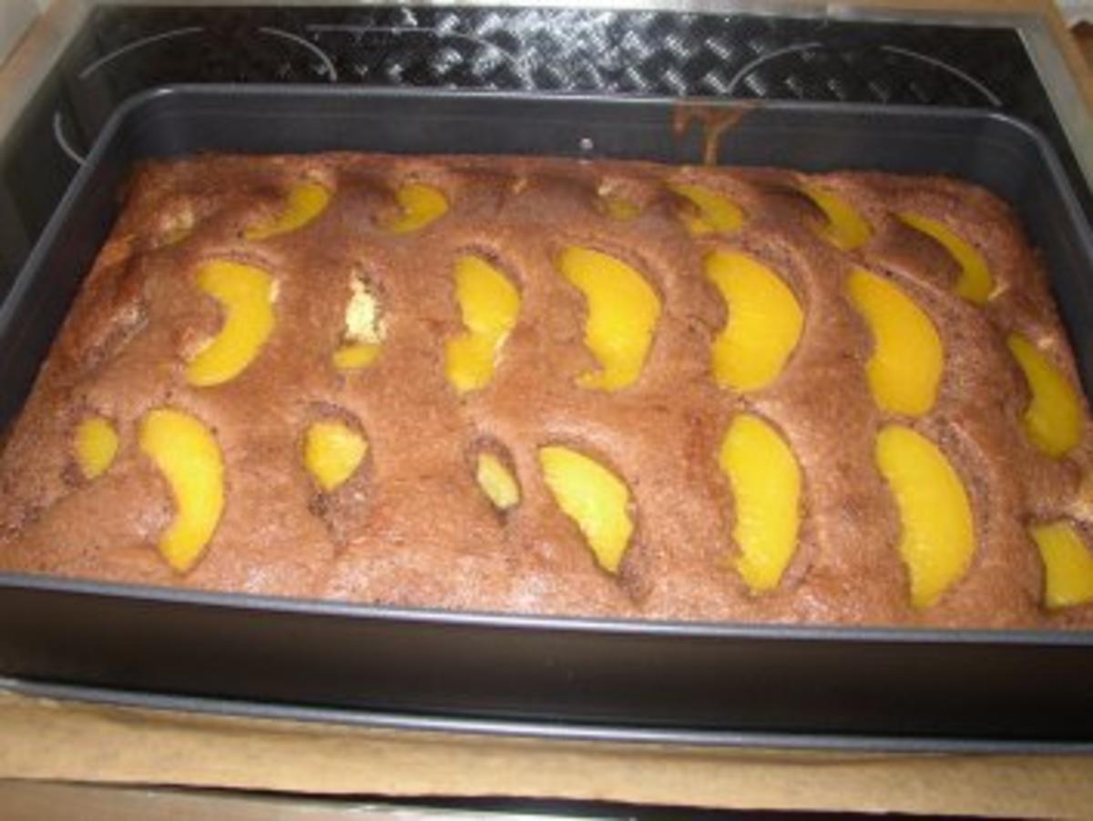Marmorkuchen mit Pfirsichen - Rezept - Bild Nr. 4