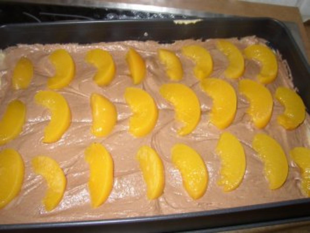 Marmorkuchen mit Pfirsichen - Rezept - Bild Nr. 3