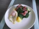 Blattspinat in Gorgonzola - Rezept