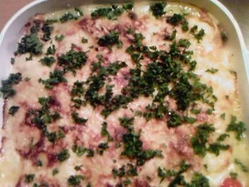 Rezept: Aufläufe/ Überbackenes: Käse- Schinken- Crepes Bild Nr. 2 Aufläufe/ Überbackenes: Käse- Schinken- Crepes - Rezept - Bild Nr. 2