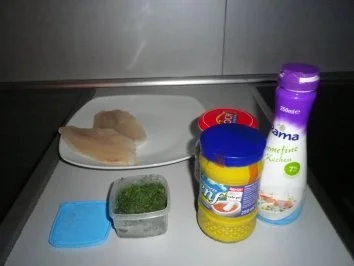 Rezept: Tilapiafilet mit Senf - Meerrettichsauce Bild Nr. 3 Tilapiafilet mit Senf - Meerrettichsauce - Rezept - Bild Nr. 3