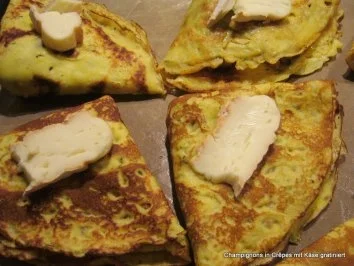 Champignons in Crêpes mit Käse gratiniert - Rezept - Bild Nr. 9