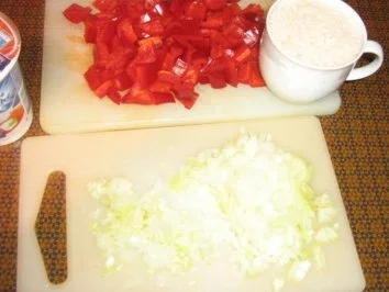 Rezept: Hähnchenbrüstchen in Paprikasahne an Basmatireis Bild Nr. 4 Hähnchenbrüstchen in Paprikasahne an Basmatireis - Rezept - Bild Nr. 4