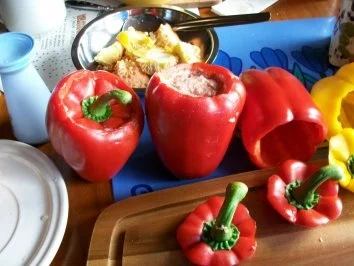 Gefüllte Paprikaschoten - Rezept - Bild Nr. 6