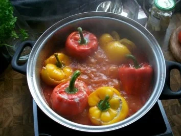 Gefüllte Paprikaschoten - Rezept - Bild Nr. 7