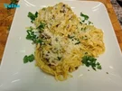 Tagliolini in Champignon-Schinkensahne - Rezept