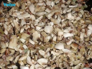 Rezept: Tagliolini in Champignon-Schinkensahne Bild Nr. 4 Tagliolini in Champignon-Schinkensahne - Rezept - Bild Nr. 4