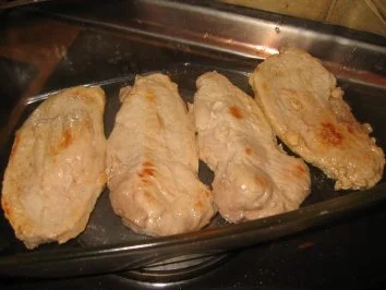 Rezept: Fleisch: Emmentaler Ofenschnitzel... Bild Nr. 8 Fleisch: Emmentaler Ofenschnitzel... - Rezept - Bild Nr. 8