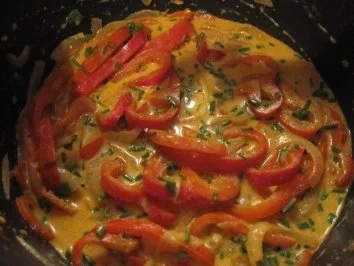 Makkaroni mit Paprika-Hüttenkäse-Sauce - Rezept - Bild Nr. 8