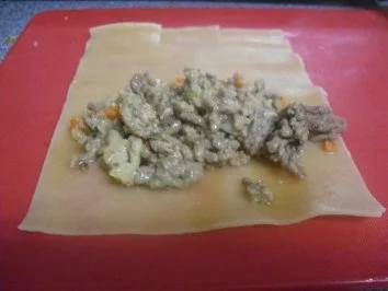 Rezept: Nudelrolle mit Hackfleischfuellung Bild Nr. 3 Nudelrolle mit Hackfleischfuellung - Rezept - Bild Nr. 3