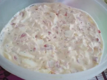 Rezept: Eiersalat mit Schinken Eiersalat mit Schinken - Rezept