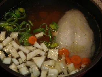 Rezept: Frühlingshühnersuppe mit Ebly Bild Nr. 5 Frühlingshühnersuppe mit Ebly - Rezept - Bild Nr. 5