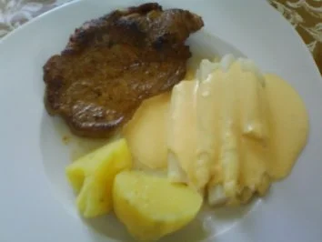 Rezept: Schweinesteak mit frischem Spargel Bild Nr. 2 Schweinesteak mit frischem Spargel - Rezept - Bild Nr. 2