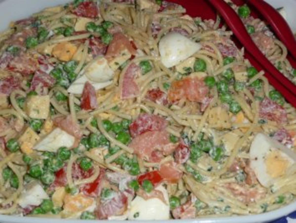 Bilder für Lachs - Spaghettisalat Rezept