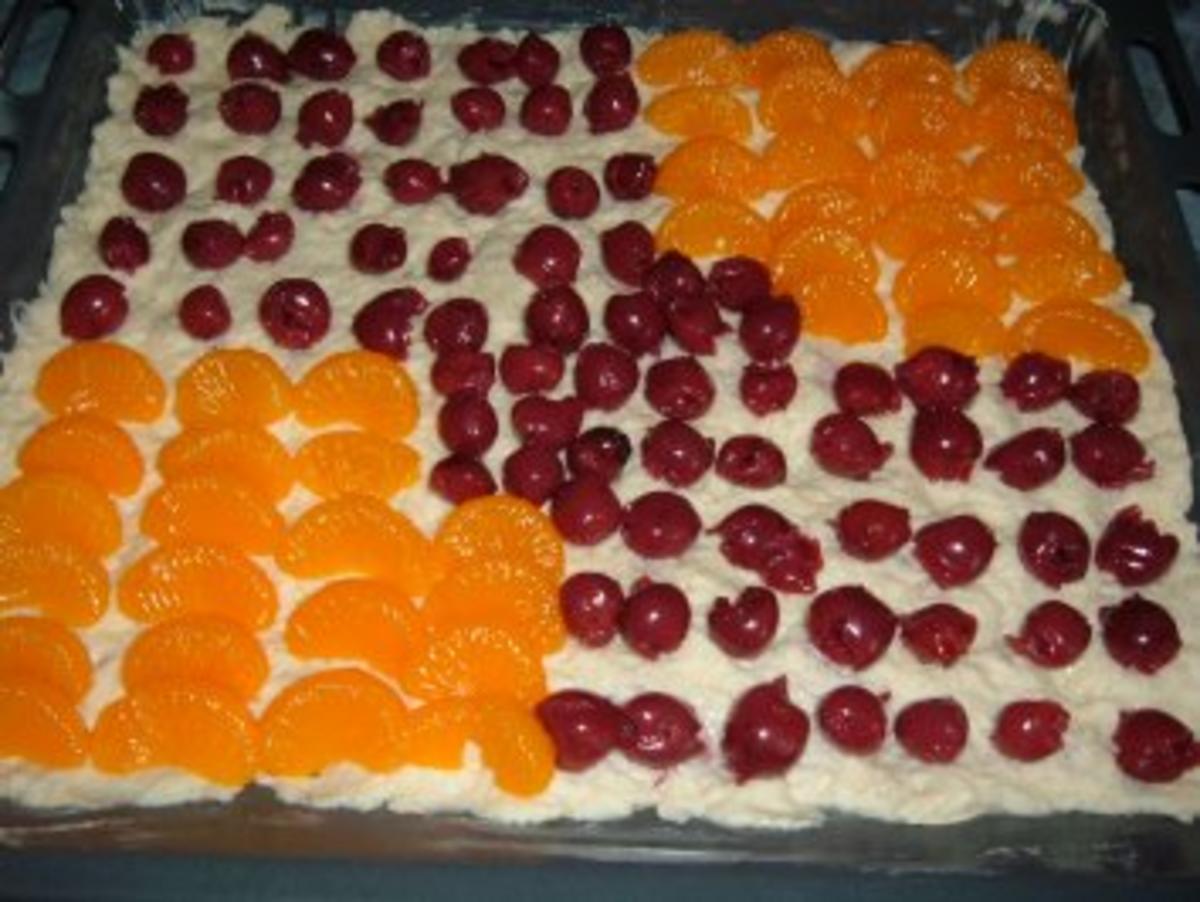 Kuchen : Kirsch - Mandarine - Rezept - Bild Nr. 5