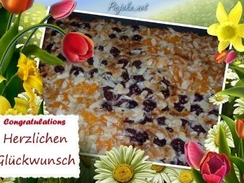 Kuchen : Kirsch - Mandarine - Rezept
