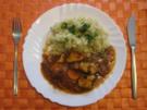 Estofado de Pollo al estilo provenzal  - Hähnchenragout  provenzialisch - Rezept