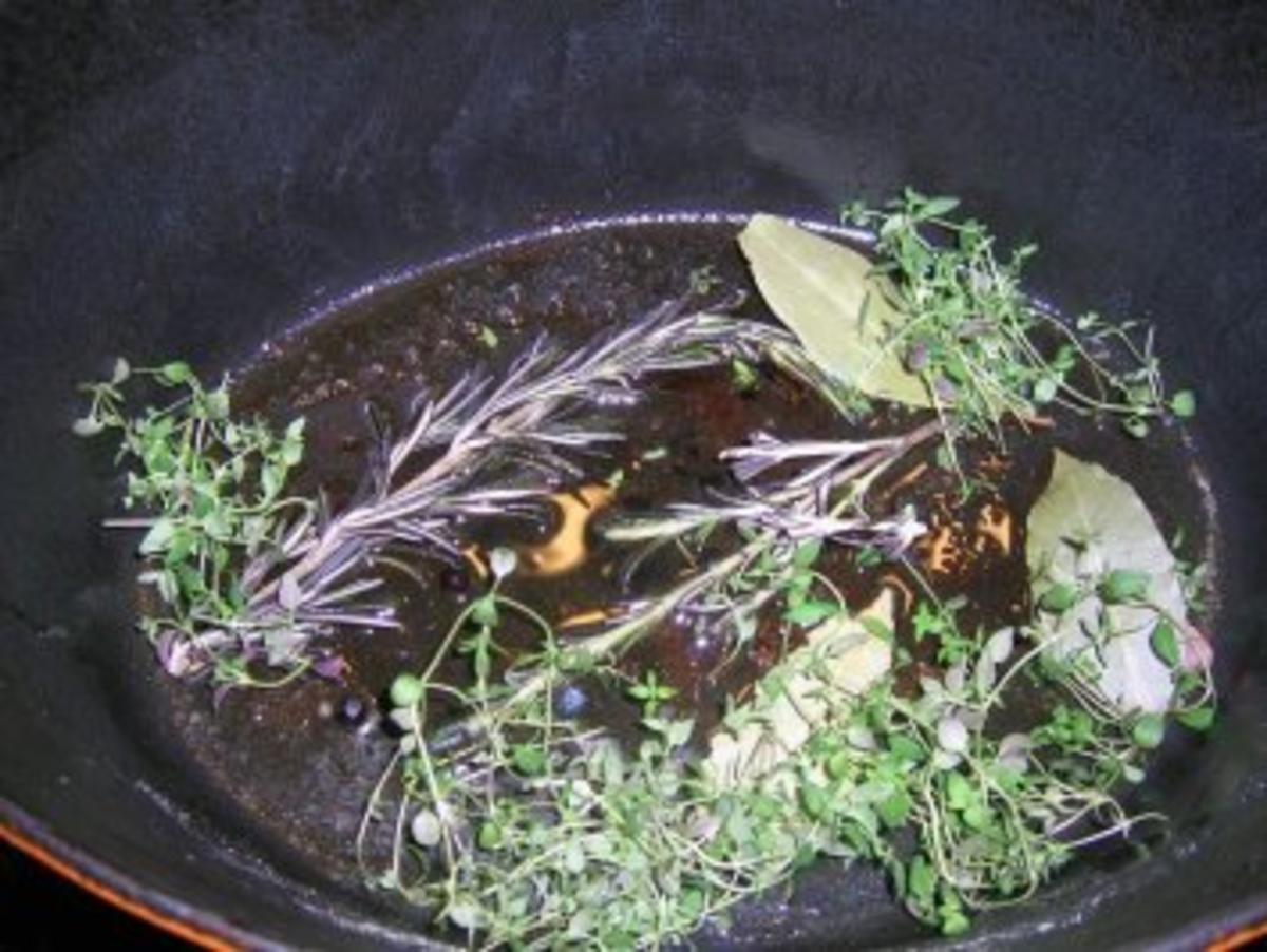Lammkeule nach italienischer Art mit lauwarmem Antipasti-Salat - Rezept - Bild Nr. 6