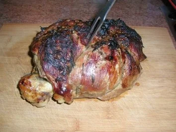 Lammkeule nach italienischer Art mit lauwarmem Antipasti-Salat - Rezept - Bild Nr. 8