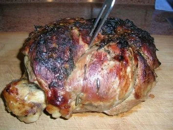 Lammkeule nach italienischer Art mit lauwarmem Antipasti-Salat - Rezept - Bild Nr. 9