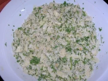 Forellenfilets mit Mandelkruste an grünem Spargel und Rote Beete Reis - Rezept - Bild Nr. 8