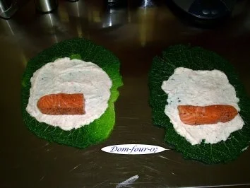 Lachs im Wirsingmantel pochiert & angebraten - Rezept - Bild Nr. 2
