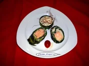 Lachs im Wirsingmantel pochiert & angebraten - Rezept