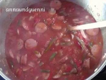 Rezept: deftiges Wurstgulasch Bild Nr. 5 deftiges Wurstgulasch - Rezept - Bild Nr. 5