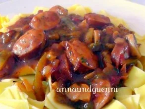 Rezept: deftiges Wurstgulasch Bild Nr. 6 deftiges Wurstgulasch - Rezept - Bild Nr. 6