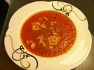 Rezept: Tomatensuppe mit Krabben Tomatensuppe mit Krabben - Rezept
