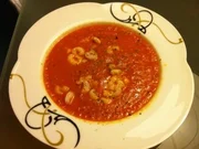Tomatensuppe mit Krabben - Rezept