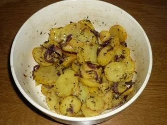 KARTOFFELSALAT aus dem Ofen - Rezept
