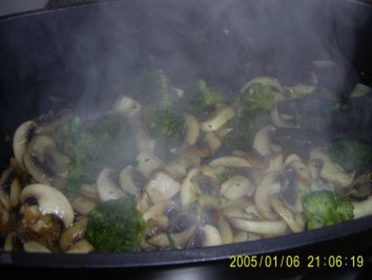 Champignons-Brokoli-Sahne-Soße - Rezept - Bild Nr. 6