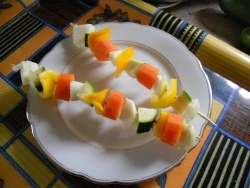 Vegetarische Grillspieße - Rezept - Bild Nr. 2