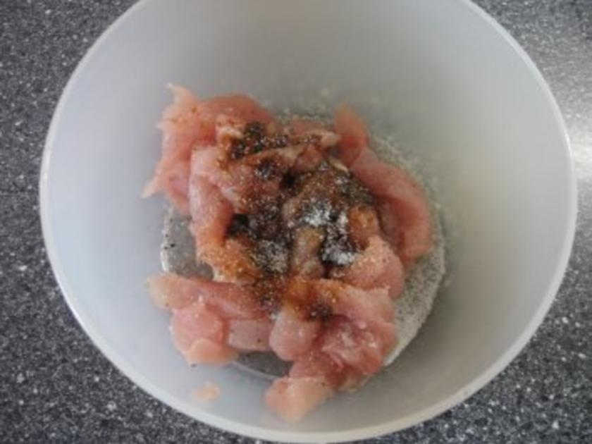 Fit in den Frühling Salat mit Hähnchenbruststreifen - einfach - 126 ...