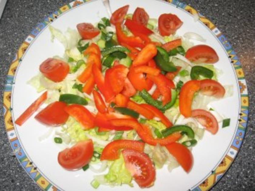 Fit in den Frühling Salat mit Hähnchenbruststreifen - einfach - 126 ...