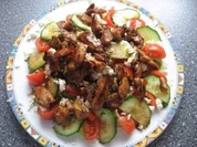 Fit in den Frühling Salat mit Hähnchenbruststreifen - Rezept