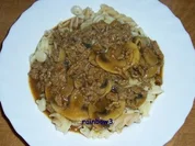 Kochen: Hackfleisch-Pilz-Sauce - Rezept