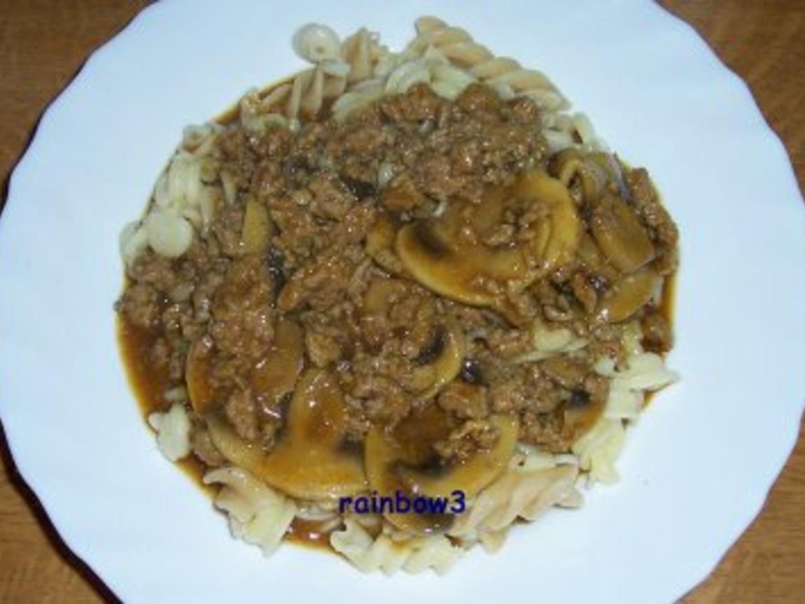 Kochen: Hackfleisch Pilz Sauce - schnell &amp; einfach - von rainbow3