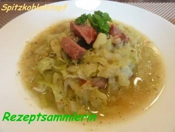 Gemüse:    SPITZKOHL - EINTOPF - Rezept