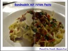 Rezept: Bandnudeln mit rotem Pesto Bandnudeln mit rotem Pesto - Rezept