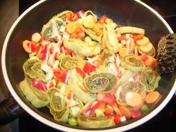 "Maulige Taschen"-Pfanne - Rezept - Bild Nr. 5