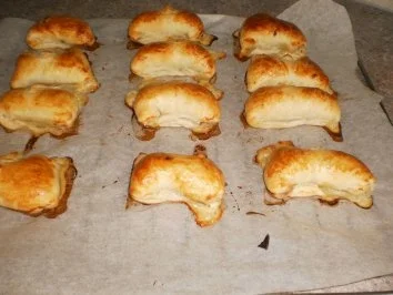 Pikant gefüllte Blätterteigtaschen - Rezept - Bild Nr. 8