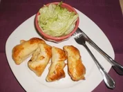 Pikant gefüllte Blätterteigtaschen - Rezept