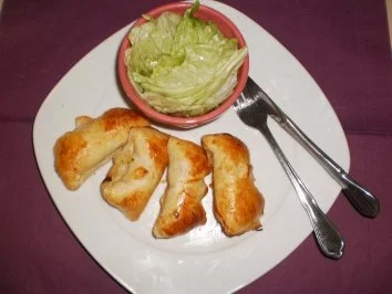 Pikant gefüllte Blätterteigtaschen - Rezept - Bild Nr. 9